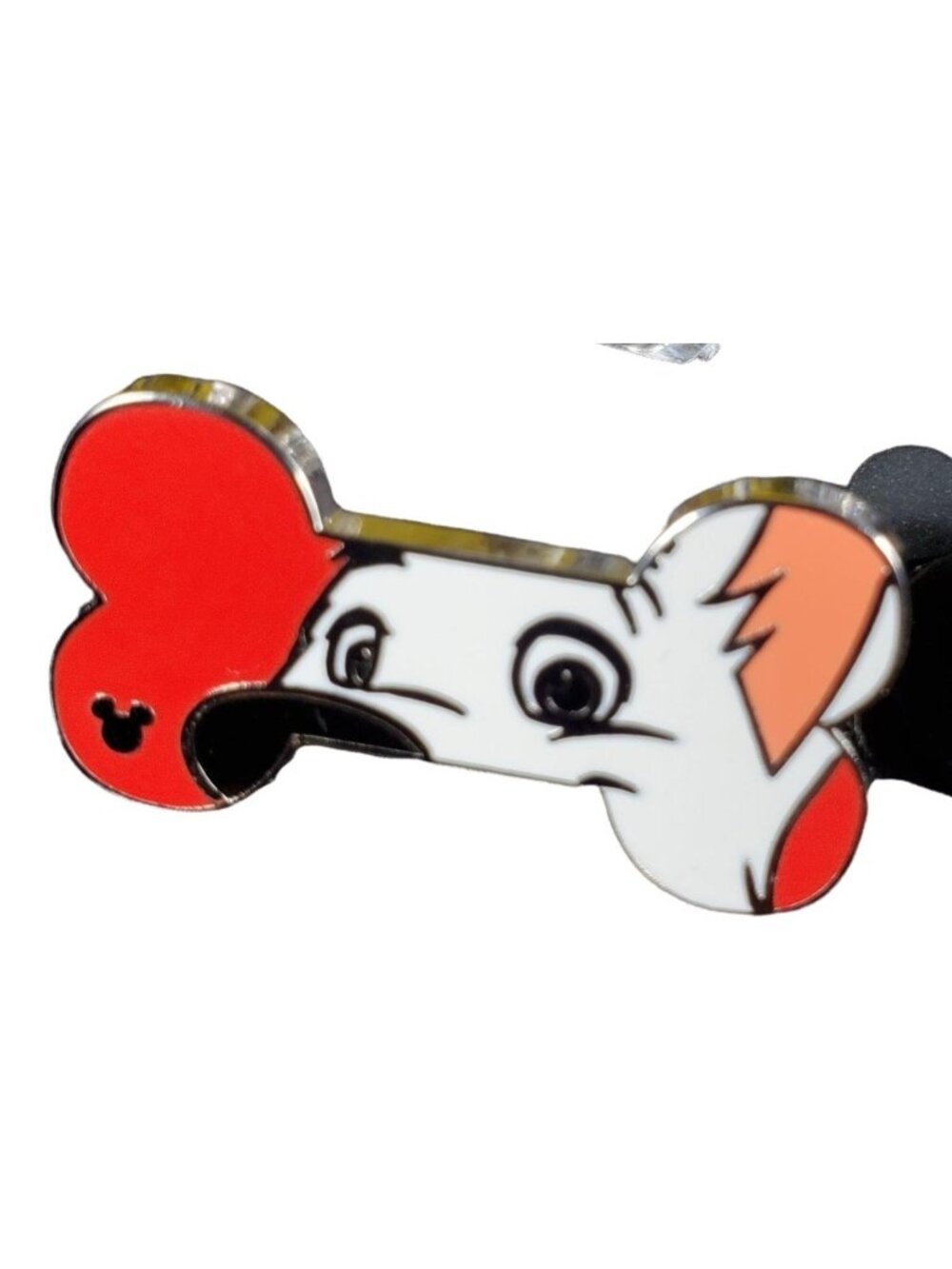 Disney Bolt Dog Trading Pin Hidden Mickey Bone Lapel Pin Brooch Badge Jewelry